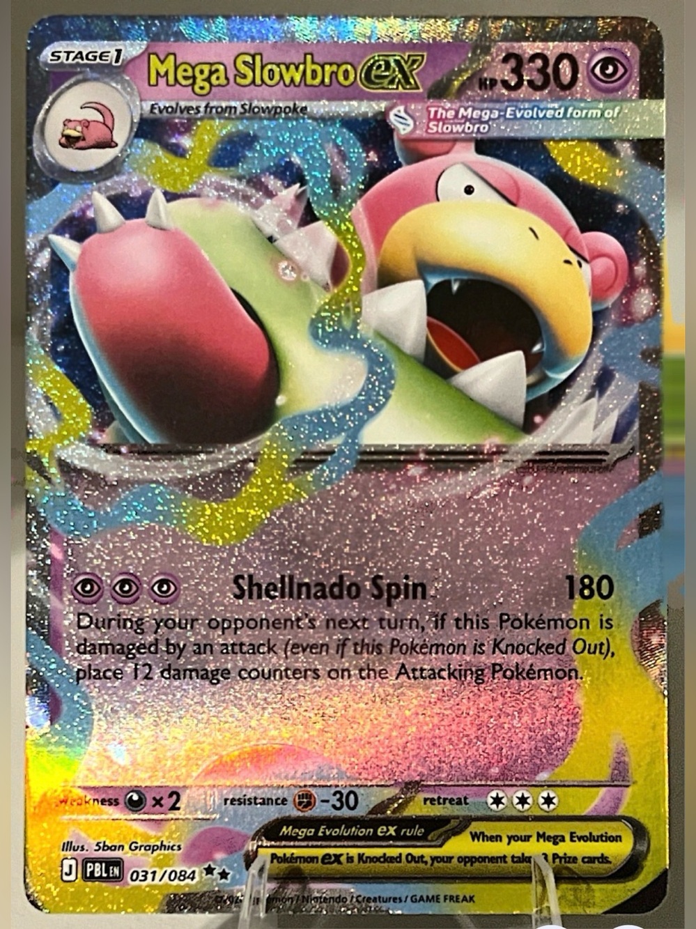 Pokémon TCG: Pitch Black - MEGA SLOWBRO EX 031/084 NM